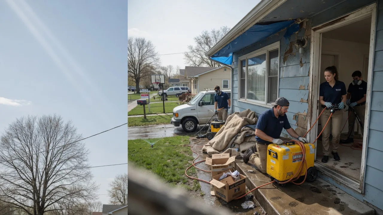 Basement Flood Cleanup in Elgin, ND near me